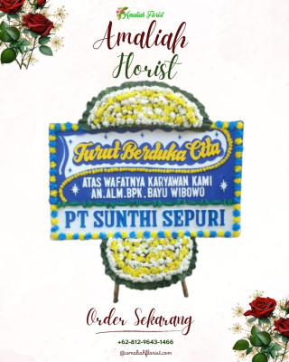 Papan Bunga Duka di Bojongasih