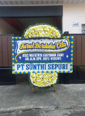 Papan Bunga Duka di Bojongasih