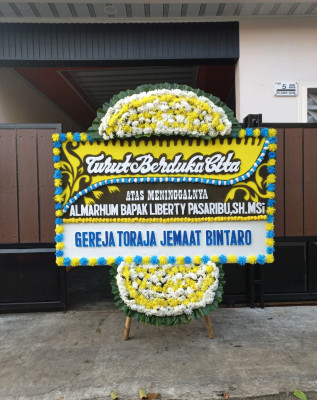 Papan Bunga Duka di Bojongasih
